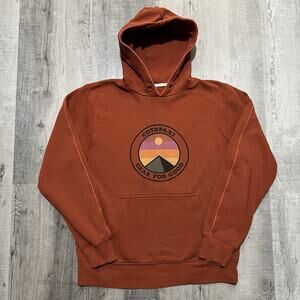 Cotopaxi Gear For Good Burnt Orange Pyramid Pull Over Hike Outdoor Sunny Hoodie
